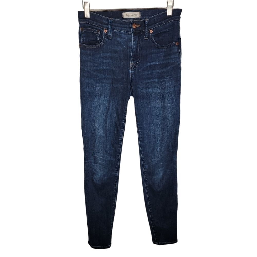 Madewell 9" High Riser Skinny Skinny in Larkspur size 25